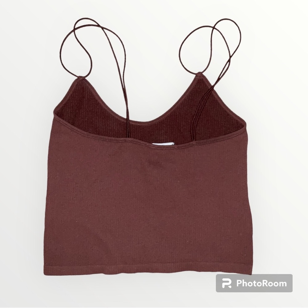Zara Rib knit crop cami - Picture 2 of 3